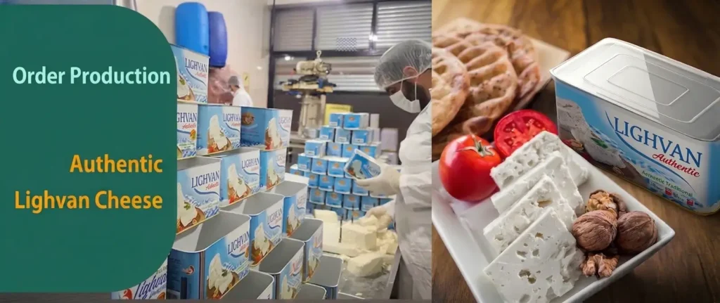 Order authentic Lighvan cheese production